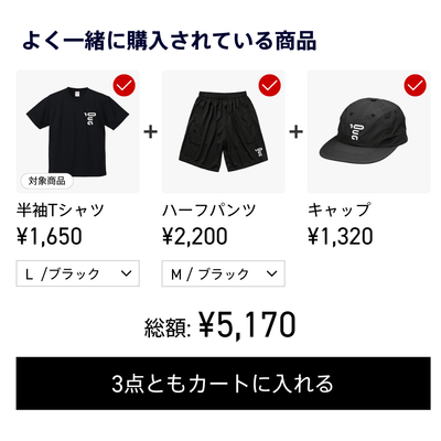 よく一緒に購入されている商品を実装するチュートリアル