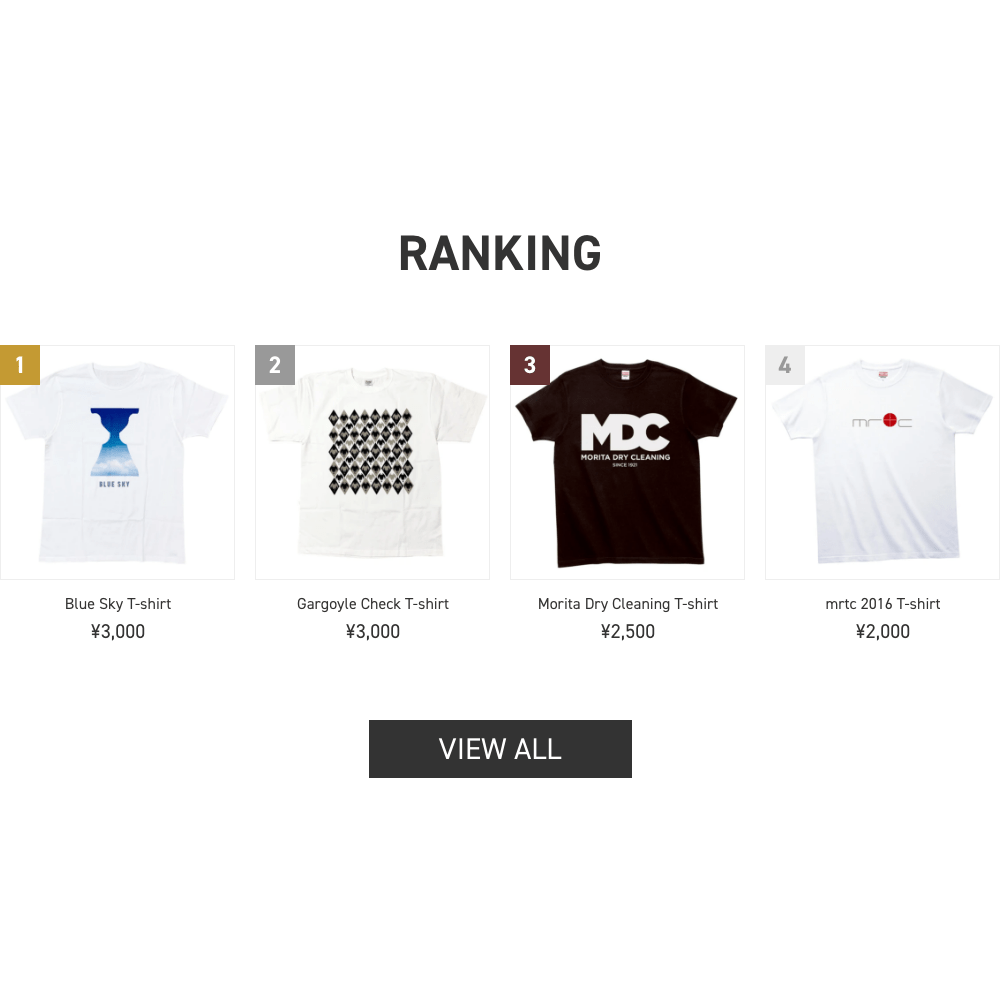 【Shopify】ホームページに人気ランキングを実装